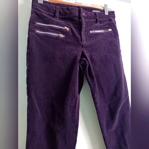 Club Monaco velvet courderoy Maroon pants